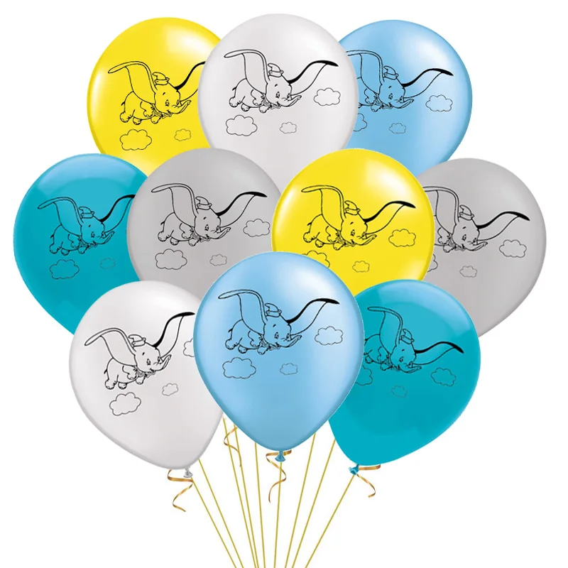 10 шт./лот слон баллоны Baby Shower вечерние декор для мальчиков и девочек с рисунком