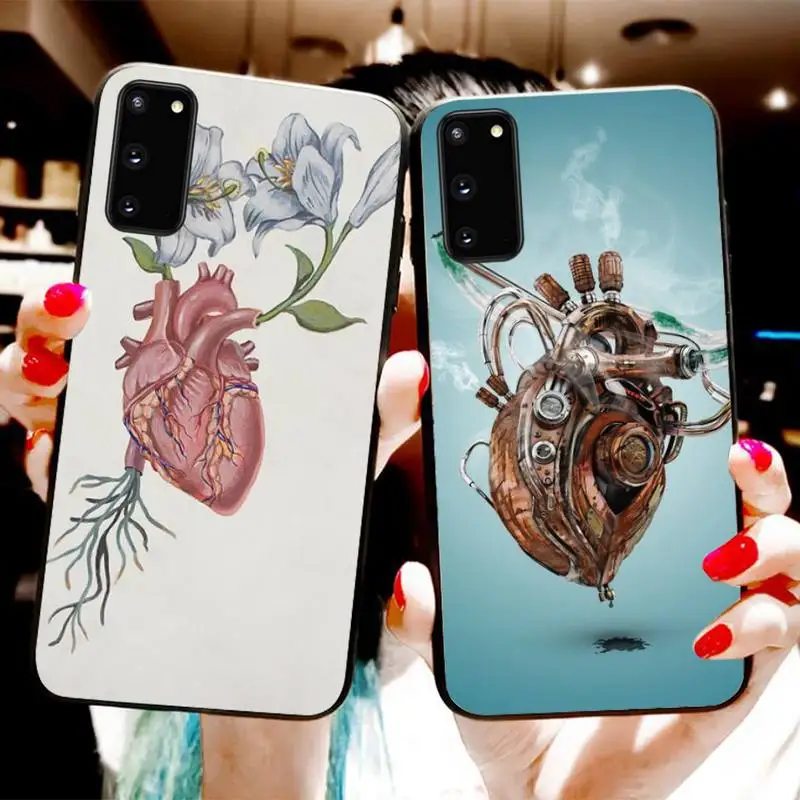

Art Painting Of Human Organs Phone Case For Samsung S20 S10 S8 S9 Plus S7 S6 S5 Note10 Note9 S10lite
