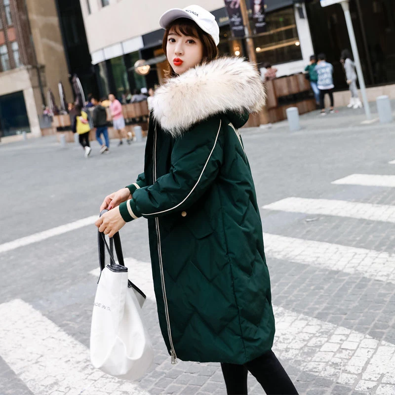 Новое поступление корейская мода женская зимняя куртка с хлопковой подкладкой