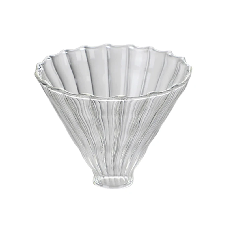 

High Temperature Resistant Thickened Coffee Filter Coffee Dripper V Shape Coffee Funnel Filtering Cup Reusable Coffee Filters