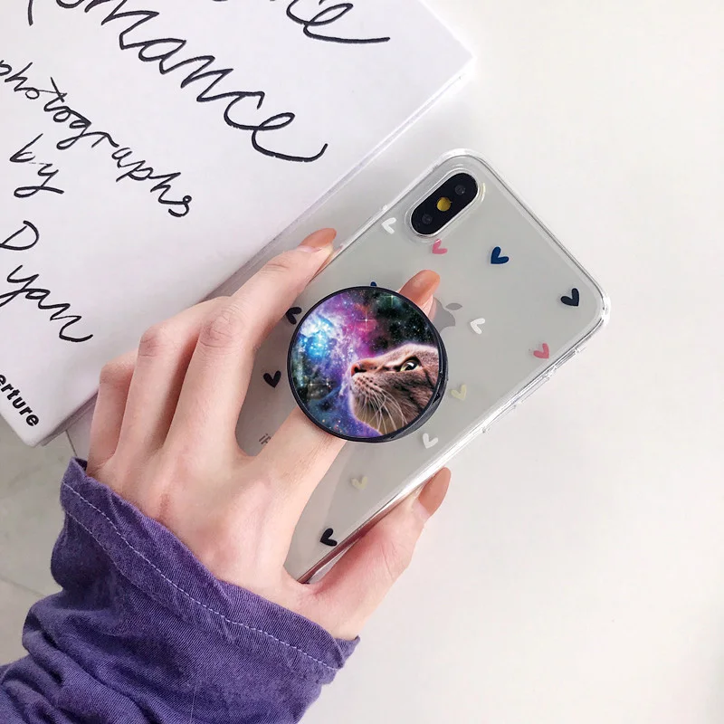 Роскошный складной держатель для телефона с кольцом на палец, держатель для телефона, подставка для телефона, держатели для телефонов для iPhone 7 8 XS 11 Pro Max, держатель