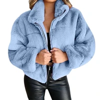 fashion basic coat casaco feminino bomber jackets harajuku plush coat women chaqueta mujer faux fur outerwear woman clothing
