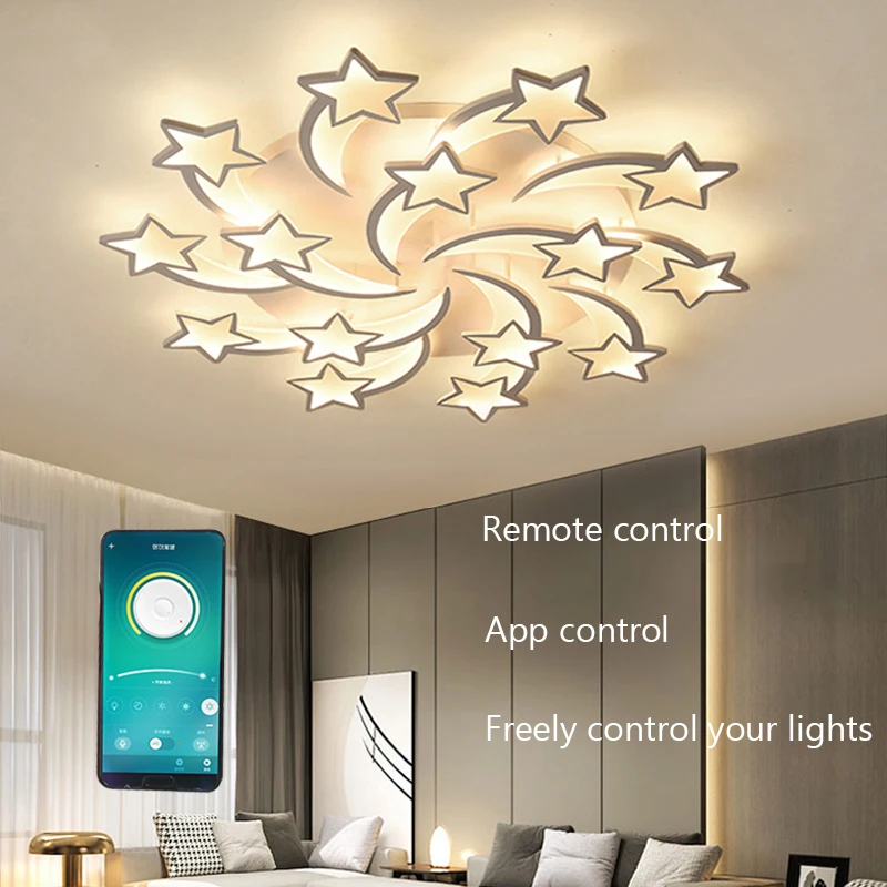AC185-265 звезды светодиодный канделябр потолочные светильники для Гостиная Спальня