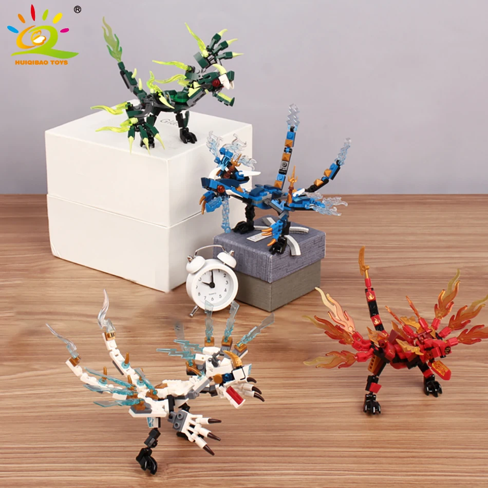 

1set Ninja Dragon Building Blocks Bricks Set Action KAI JAY ZANE Cole Figures City Educational Toys for Children Friend