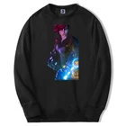 Толстовка мужская с капюшоном и круглым вырезом, в стиле Харадзюку