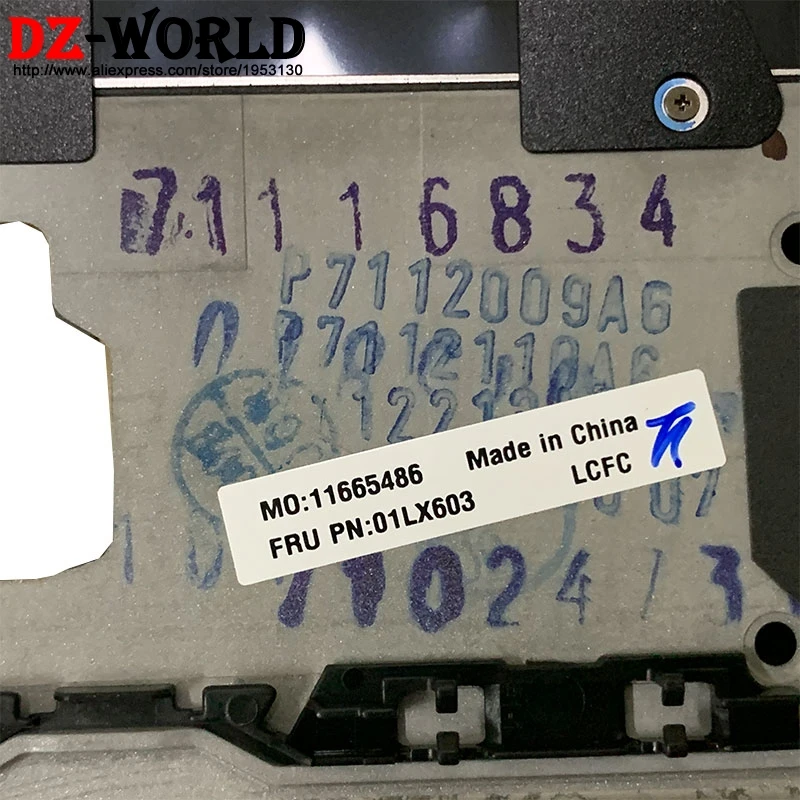 Online Nueva Carcasa Original C Cubierta Superior Con Reposamanos Con Teclado Latino Retroiluminado Para Lenovo Thinkpad X1 Carbón 5th Gen Laptop 01LX603