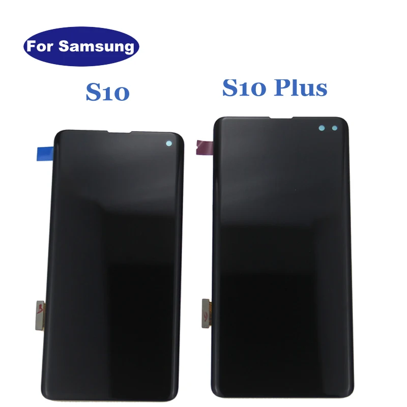 Amoled для SAMSUNG Galaxy S10 дисплей Plus G973F G973 G975 G975F сенсорный экран дигитайзер в