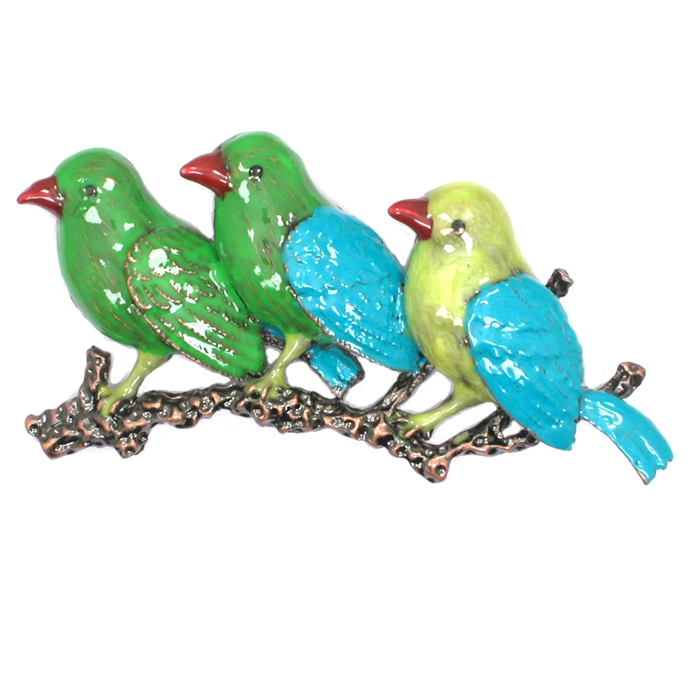 

Vintage Enamel Bird Brooches For Women Men Animal Brooch Jewelry pins Retro Boutonniere Hijab Pin