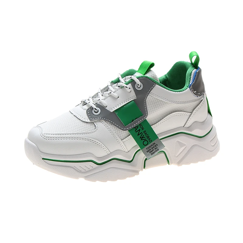 2020 Для женщин сникерсы на платформе в стиле улззанг модная разноцветная Цвет