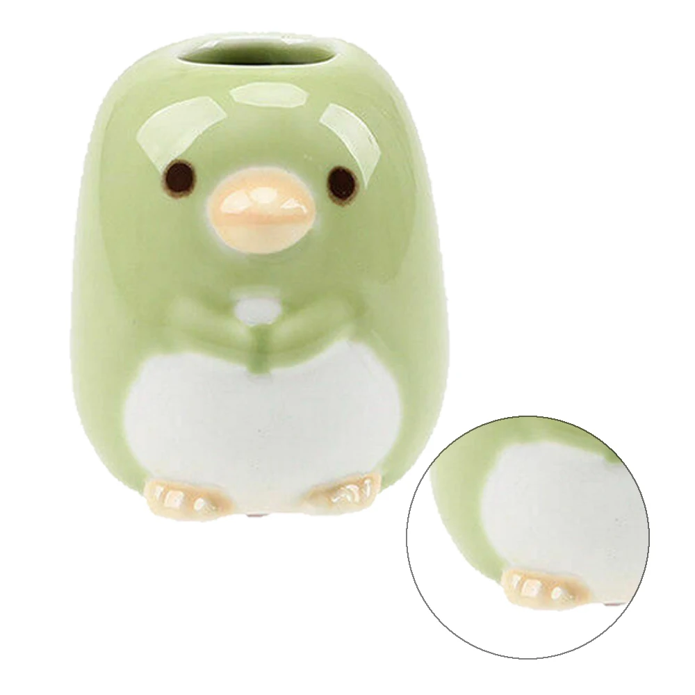 Полезный животный милый держатель для зубочисток ватный тампон серьги с круглым камнем подставка для зубной щетки держатель для ванной комнаты Органайзер держатель для ручки