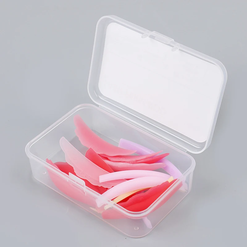 

8Pairs Eyelash Perming Pad Silicone Eyelashes Curler Rod Lashes Lift Shield Tool