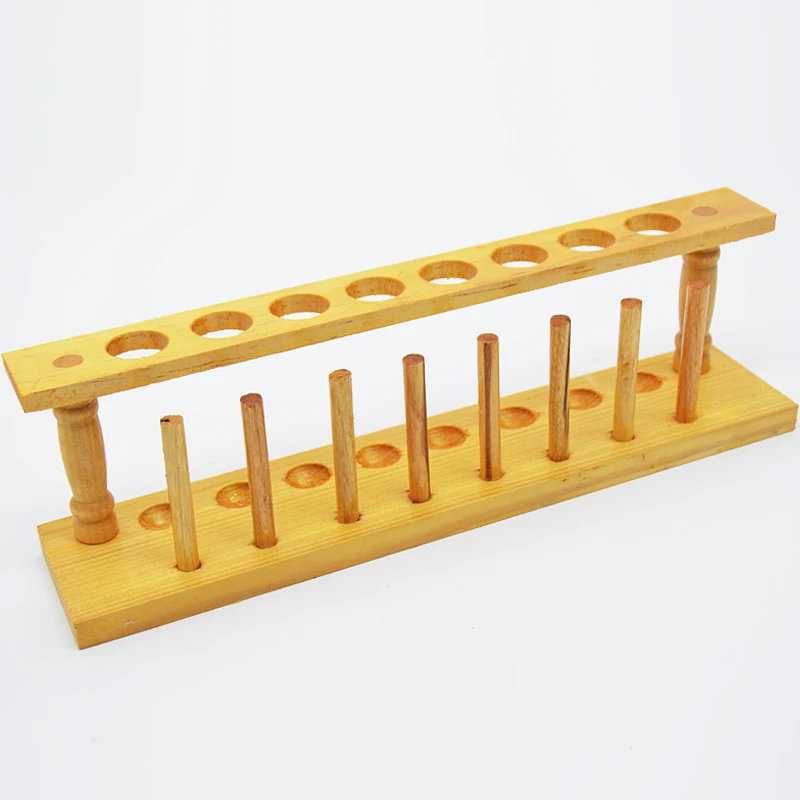 Деревянная полка для пробирки с 8 отверстиями деревянная химические