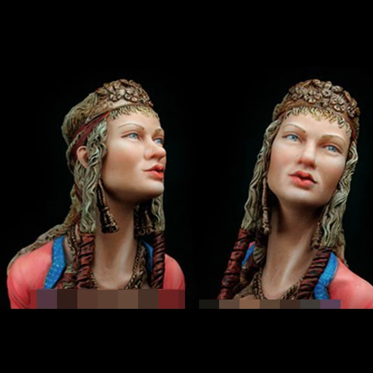 1/10 Helena Смола Модель бюст GK история характер тема разобранный и Неокрашенный