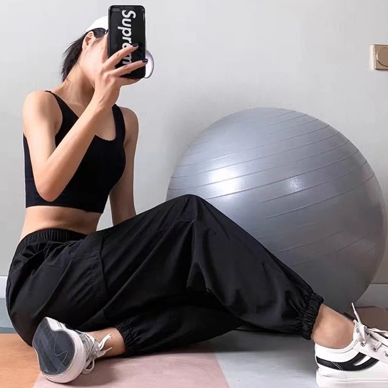 

Women Jogger Pants Casual Pants Female New Fashion Pocket Loose Sport Trousers Ladies Streetwear Pants