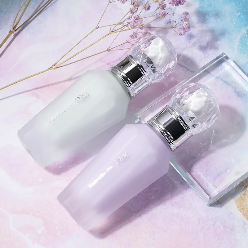 Макияж праймер уход за лицом корректор праймеры зеленый и фиолетовый легко