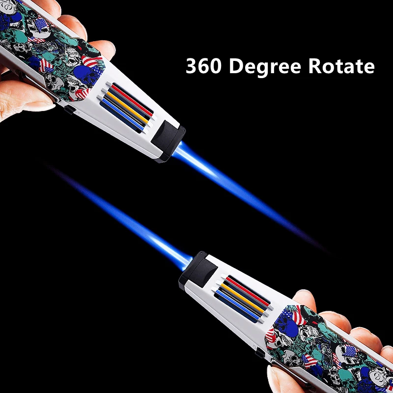 vip link new pen spray gun jet butane pipe lighter metal gas kitchen welding torch turbo windproof cigar lighter gadgets for men free global shipping