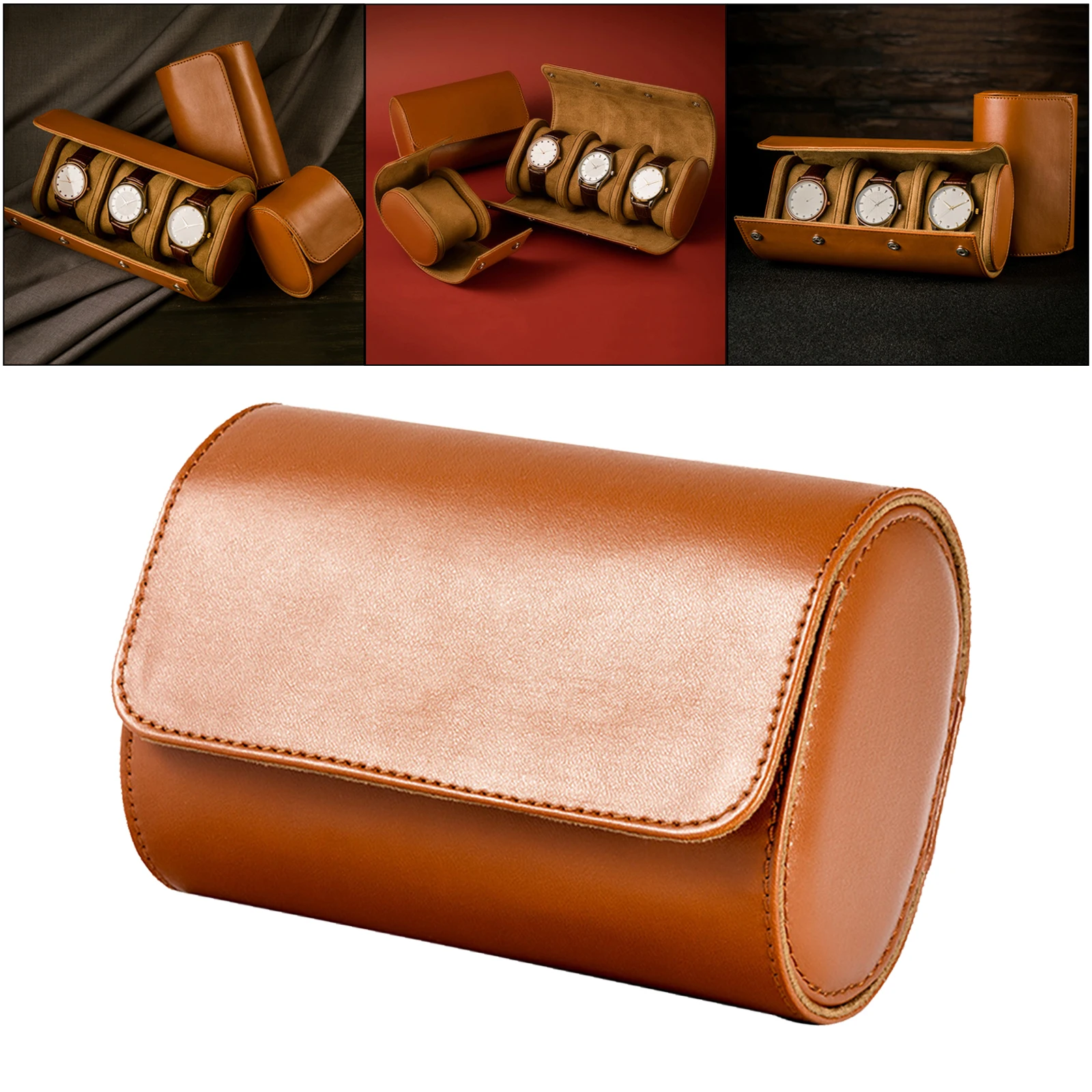 Коробка для часов из искусственной кожи PU "Luxury Case Display Organizer Jewelry Wristwatch Holder Mens Storage Boxes on"