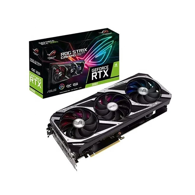 

Игровая Видеокарта ASUS RTX 3060 12G LHR, графическая карта GPU RTX3060 12 Гб