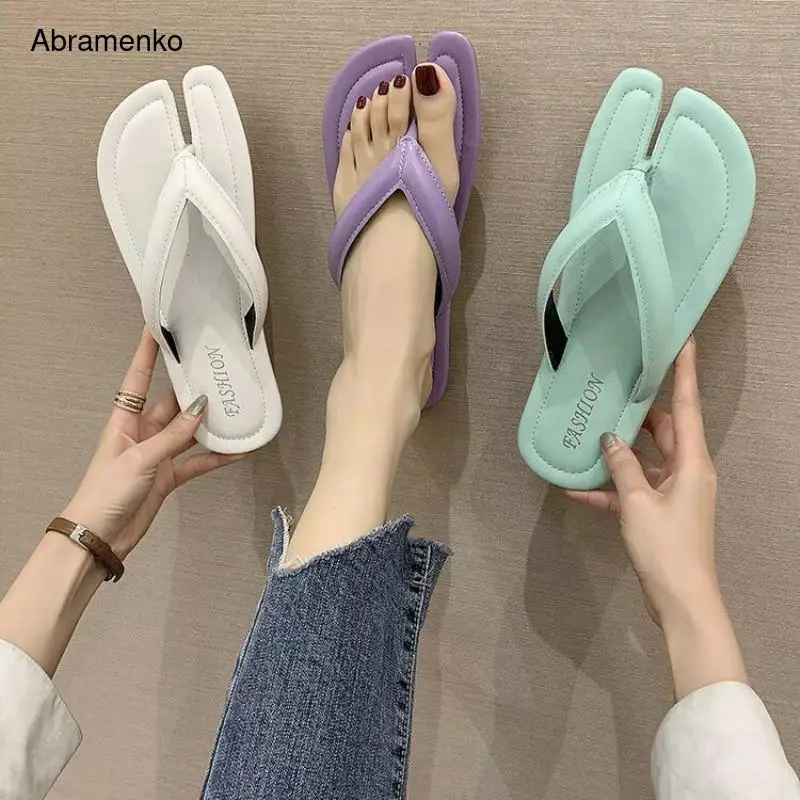 

Women Flip Flops Slippers Platform Shoes Woman Slip on Pinched Flats Female Summer Style Black Beach Outdoor Slides Size 35-39