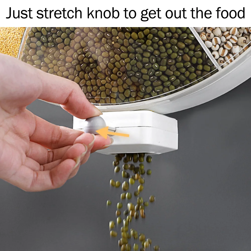 Контейнер кухонный поворотный большого объема л|Коробки и ящики для хранения| |