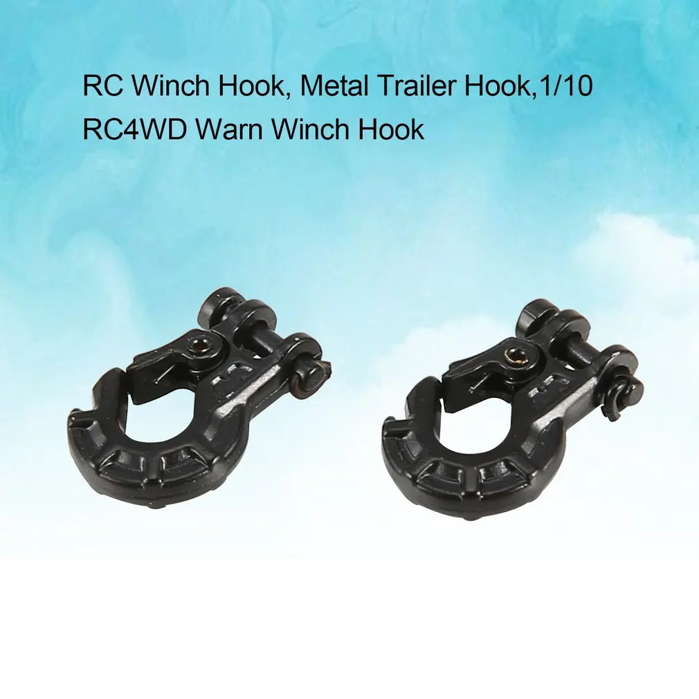 2 шт. металлический Премиум прицеп RC крючок для лебедки 1/10 RC4WD предупредить