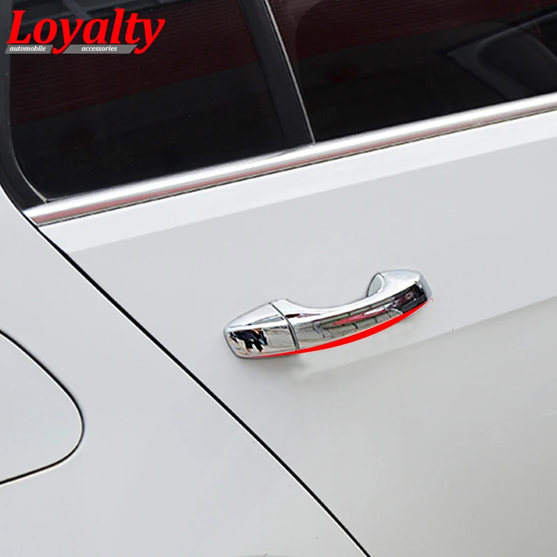 Хромированная накладка на дверную ручку Volkswagen VW Golf 7 Mk7 2013 2014 2015 2016|siding door|abs chromeauto