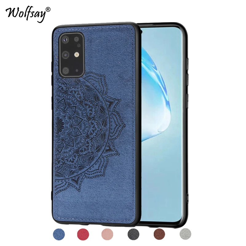 Для Samsung Galaxy Note 20 чехол силиконовая ткань текстура жесткий для телефона задняя