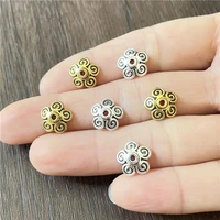 alloy perforated amulet torus connector diy bracelet necklace bead cap gasket making supplies accessories found wholesale