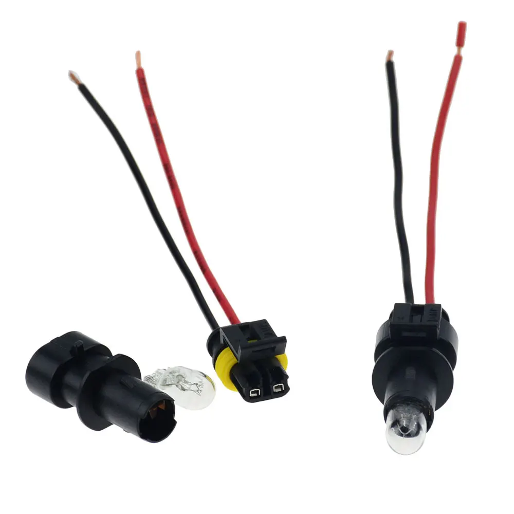 

LED T10 Socket Bulb Holder Adapters Cable ,12V 21W T10 Bulb optional