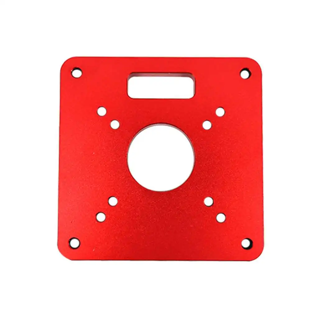 

1x Router Table Insert Plate Trimming Machine Flip Board Portable Aluminum
