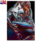 Алмазная картина 5D сделай сам, картина с изображением сексуальных пар, квадратнаяКруглая Мозаика, стразы, абстрактный декор, подарок