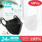 5-100 штук маска для лица fpp2 одобренный Европы ffp2 маска ffp2mask ce kn95 маски ffp2reutilizable черная маска ffp3 Mascarillas тушь для ресниц