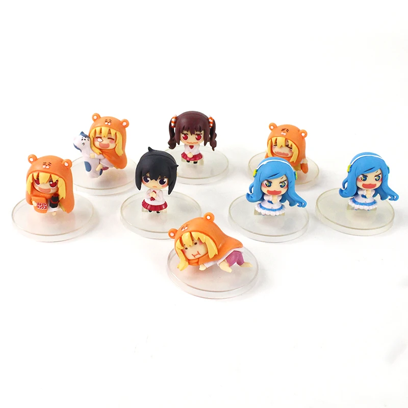 4 5 см 8 шт./лот аниме Sankaku голова Himouto Умару Чан дома ПВХ экшн Фигурки игрушки