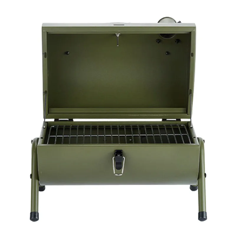 Маленький карбоновый гриль для шашлыка утолщенный портативный инструмент