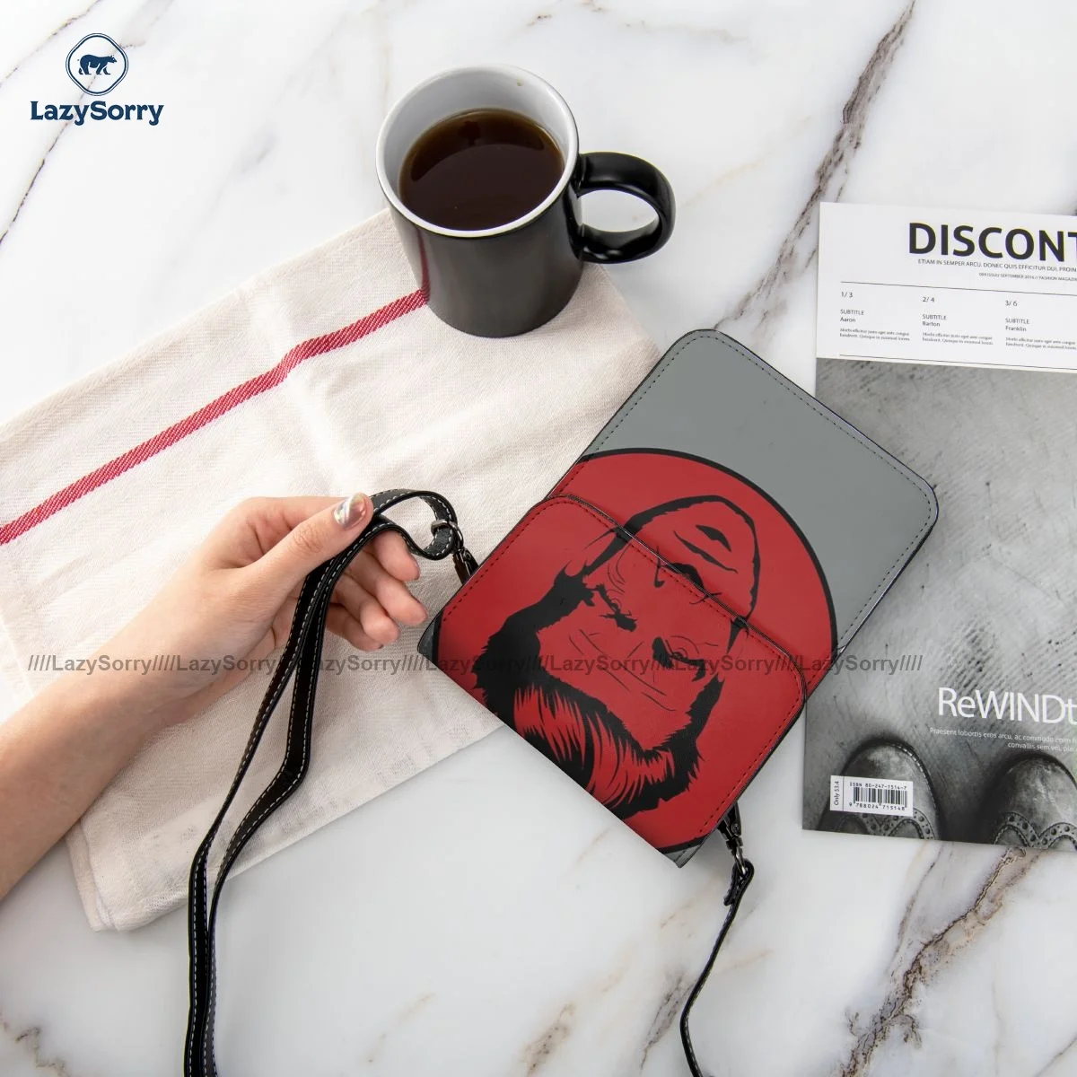 

Lynch Shoulder Bag Student Gift Mobile Phone Bag Retro Leather Shopping Bags