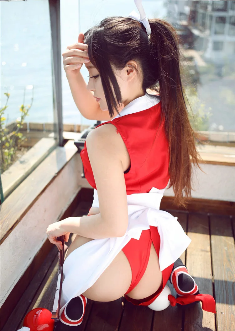 Косплей Король бойцов 97 Mai Shiranui костюмы японского аниме сексуальные платья для
