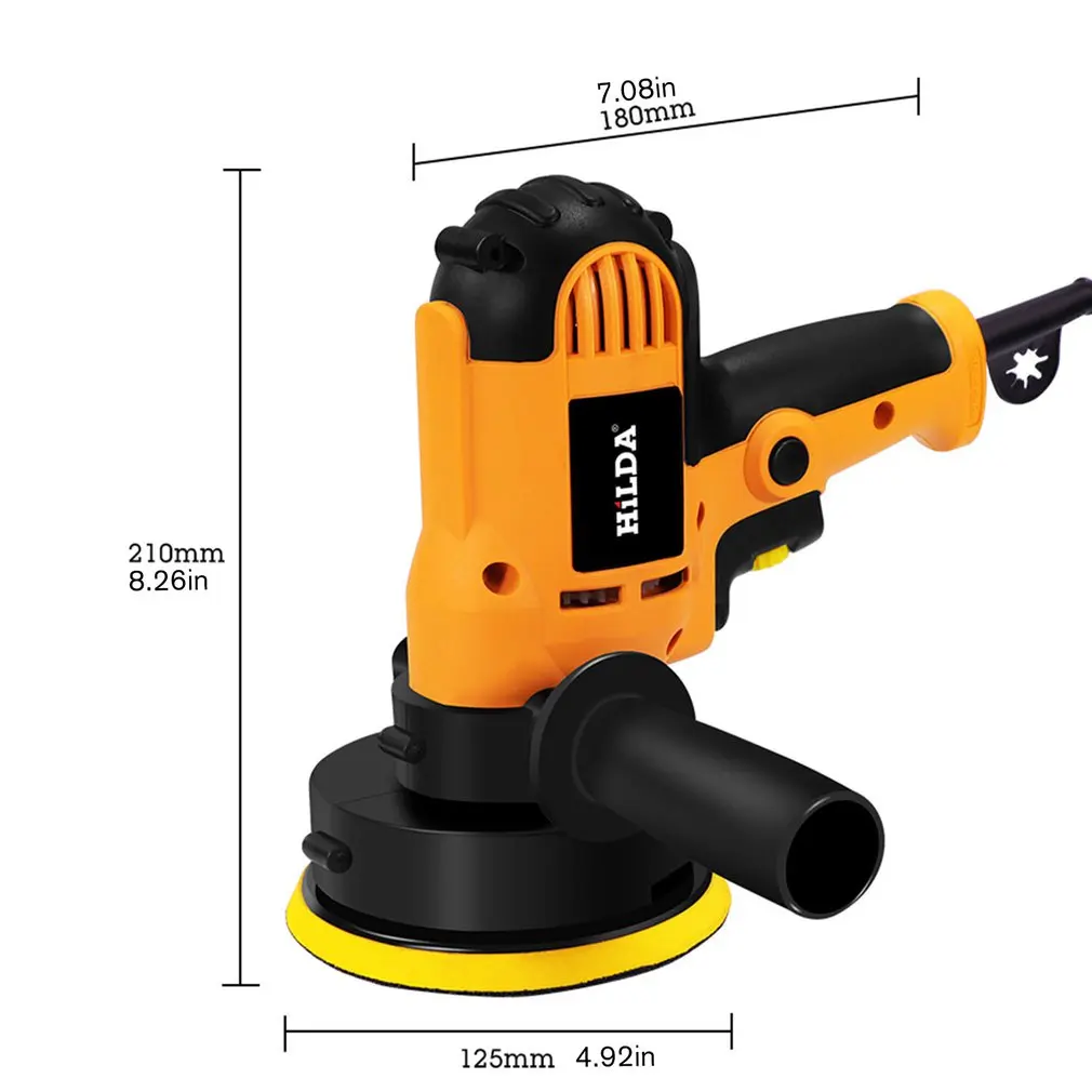 

Electric Car Polisher Machine 220V 500-3500rpm 600W Auto Polishing Machine 6 Speed Sander Polish Waxing Tools Car Accessories