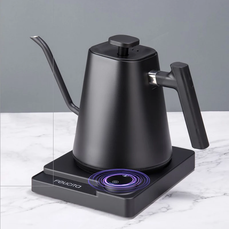 Чайник для кофе эспрессо электрический чайник воды с гусиной шеей из нержавеющей