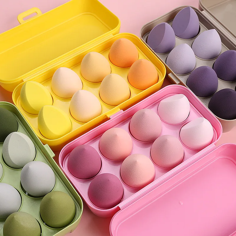 Cosmetic Puff Women's Foundation Makeup Sponge Beauty Face Cosmetics Blending Sponge Water Drop Shape Makeup Puffs