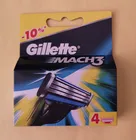 Мужская Безопасная бритва, 4 шт. в упаковке, лезвия для ухода за кожей лица лезвия для бритья, ручная Кассета для бритвы для Gillette Mach 3