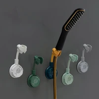 punch free fixed shower head hanger shower suction cup bracket bathroom shower accessories base suction cup removable