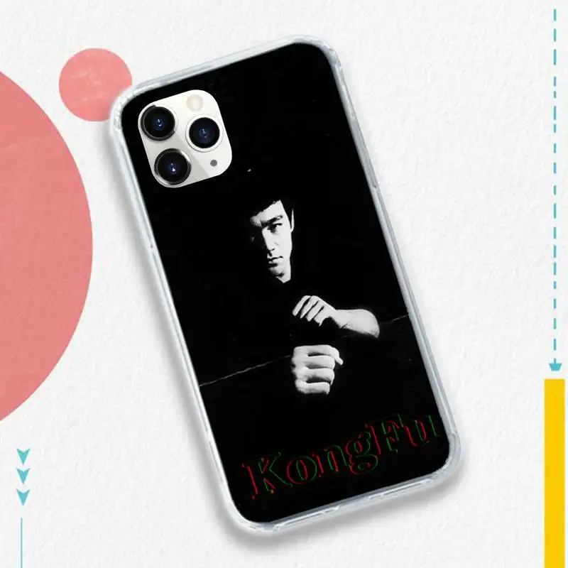 

Kungfu Taekwondo Bruce Lee Phone Case for iPhone 11 12 pro XS MAX 8 7 6 6S Plus X 5S SE 2020 XR