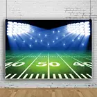 Спортивный Виниловый фон для фотосъемки новорожденных мальчиков с изображением регби, светильника, лужайки, комнаты, стола