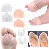 toe separators silicone forefoot pads orthotics thumb bunion corrector anti rubbing gel pad high heel protector shoes stickers
