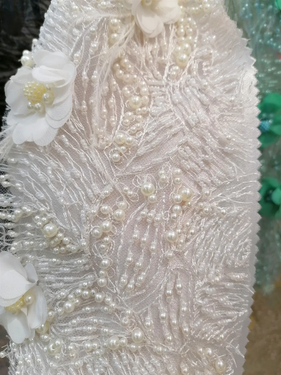 Супер высокое качество тяжелая работа ручной работы бисерные перья африканская