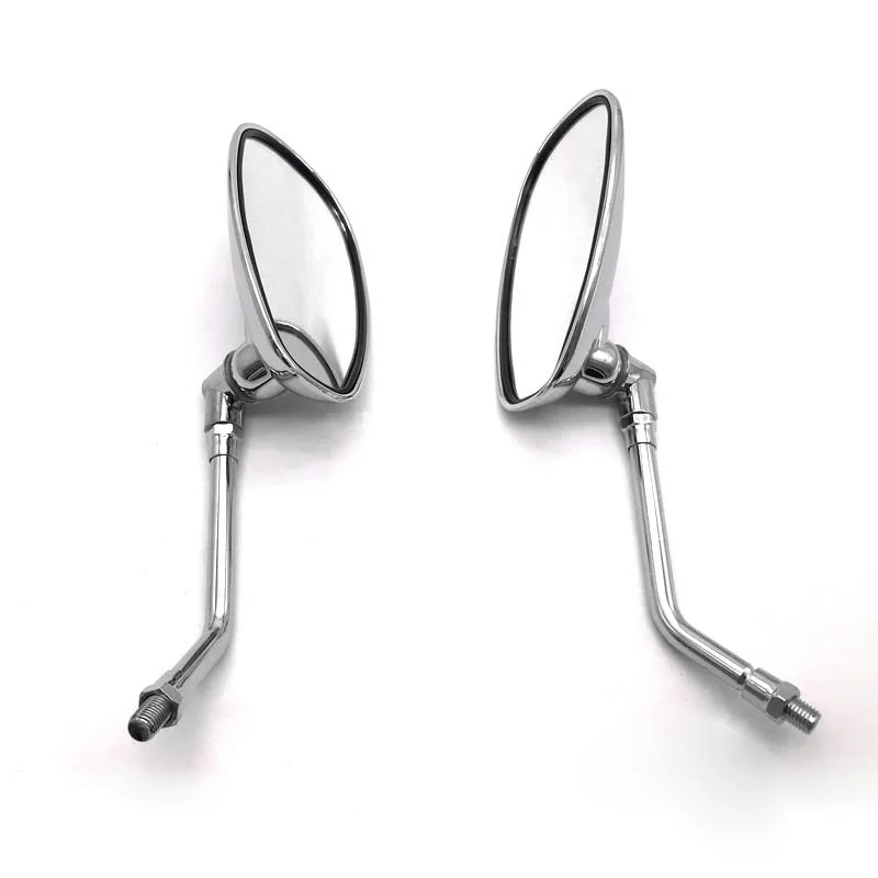 

1 Pair 10mm Universal Abs Motorcycle Handle Bar End Rearview Side Mirrors Modification Accessories