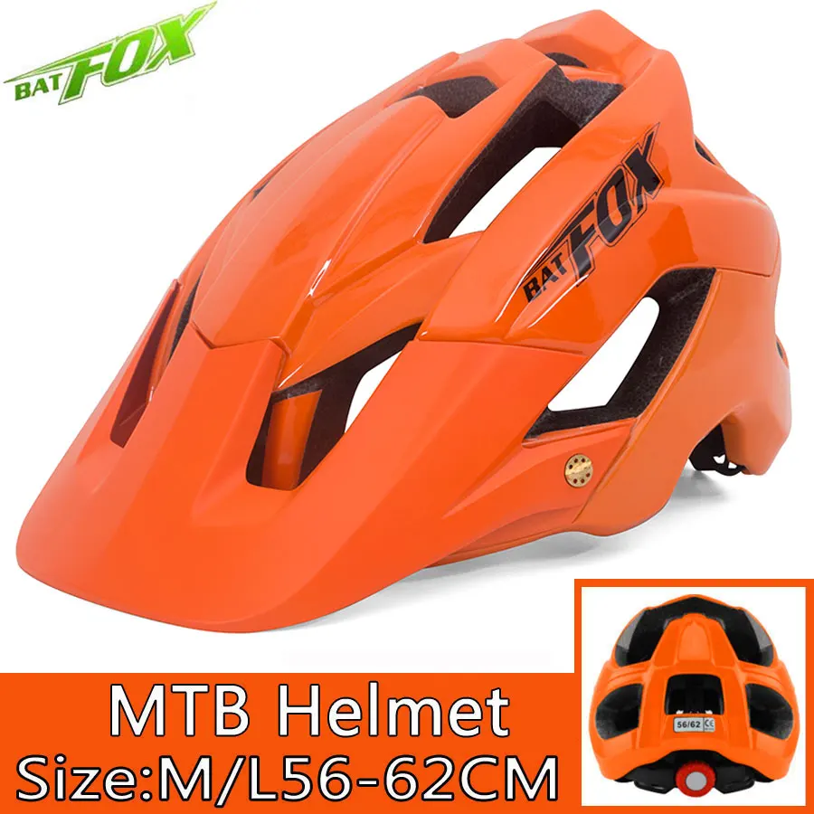 Велосипедный шлем BATFOX для мужчин и женщин светоотражающий горных шоссейных