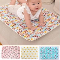 5070cm baby changing mat cartoon cotton waterproof sheet baby changing pad table diapers urinal game play cover infant mattress
