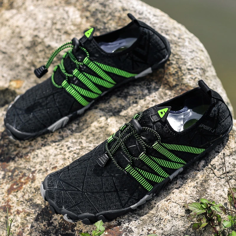 Босоножки для мужчин и женщин быстросохнущие сандалии пляжа дышащие плавания