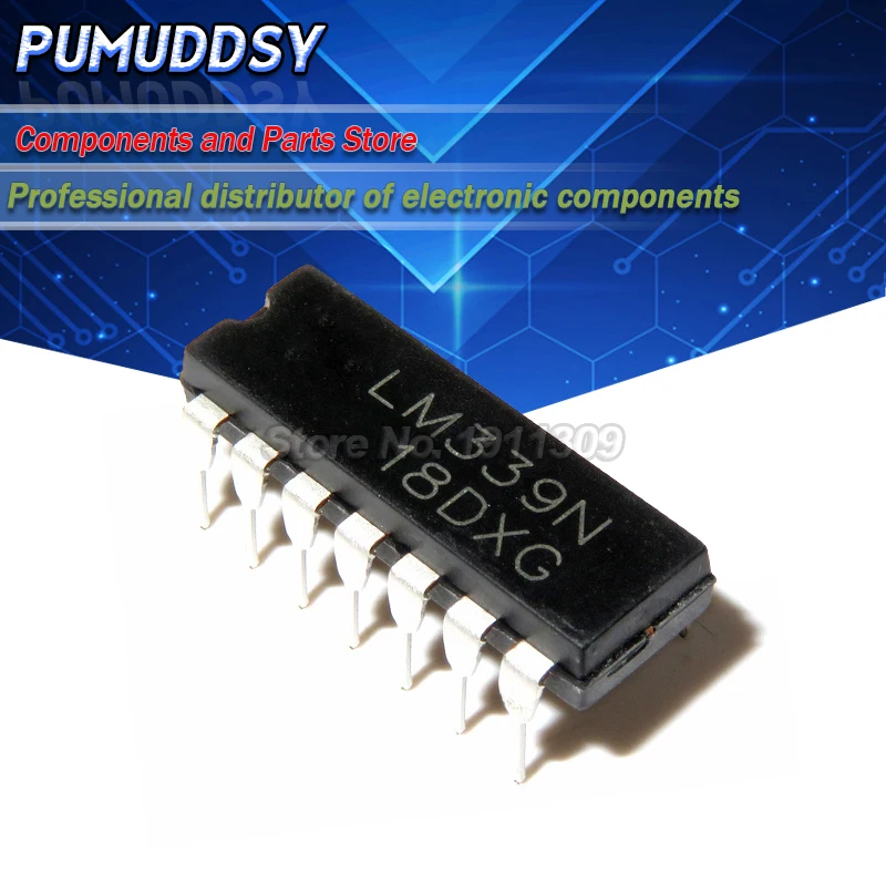 10 шт. LM339 LM339N lm339 новый оптовый прецизионный Компаратор напряжения DIP-14 |